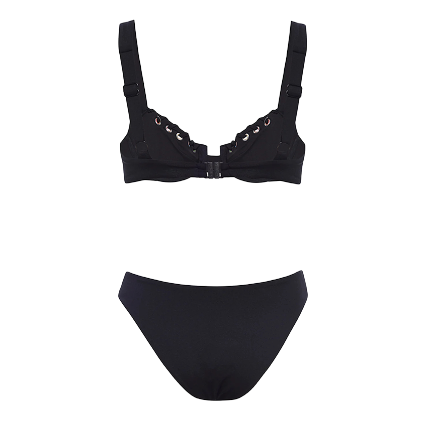 BlackStrap Embellishment Swimsuit Set(s)