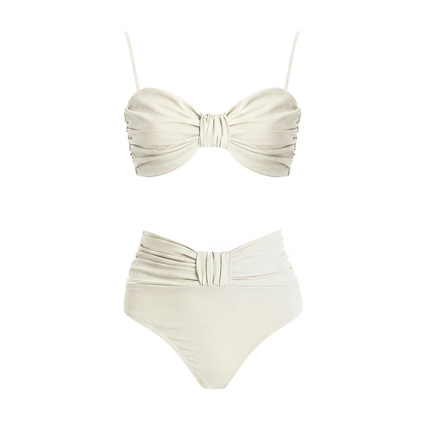 Detachable Shoulder Strap Bikini Swimsuit Set(s)
