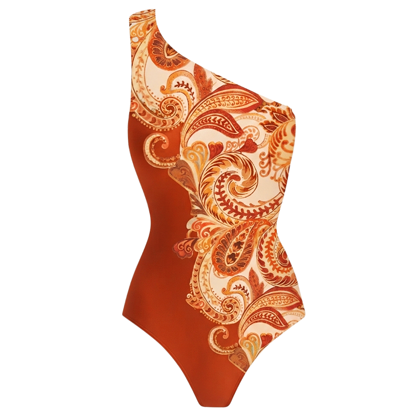 [Copy]Adjustable Shoulder Strap Floral Print Swimsuit Set(s)