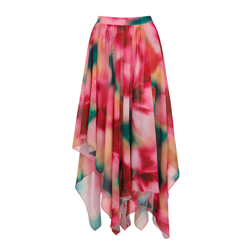 [Copy]Orange Lily Print Swimsuit Set(s)