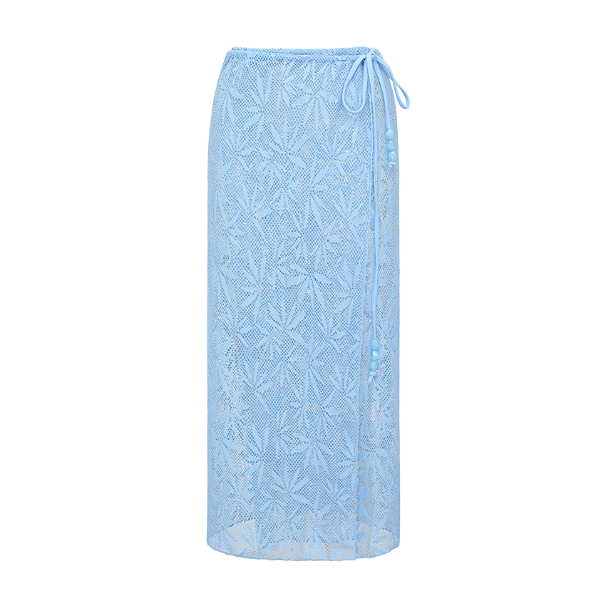 Blue Lace Hollow Out Swimsuit Set(s)