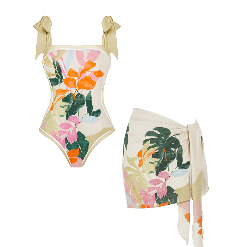 1 Print Swimsuit Set(s)