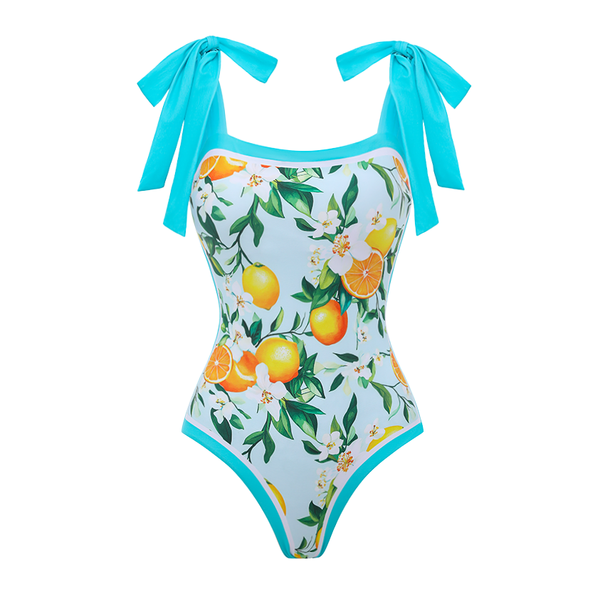[Copy][Copy][Copy][Copy]Hollow out Peony Print Swimsuit Set(s)