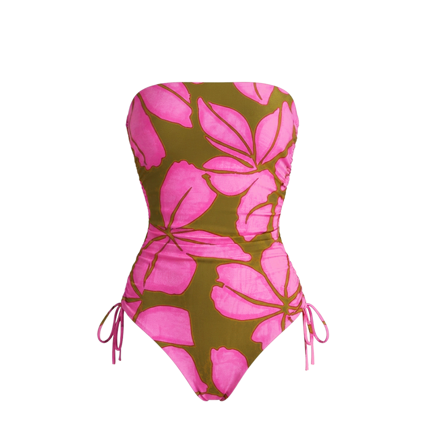 Bandeau Colorblock Swimsuit Set(s)