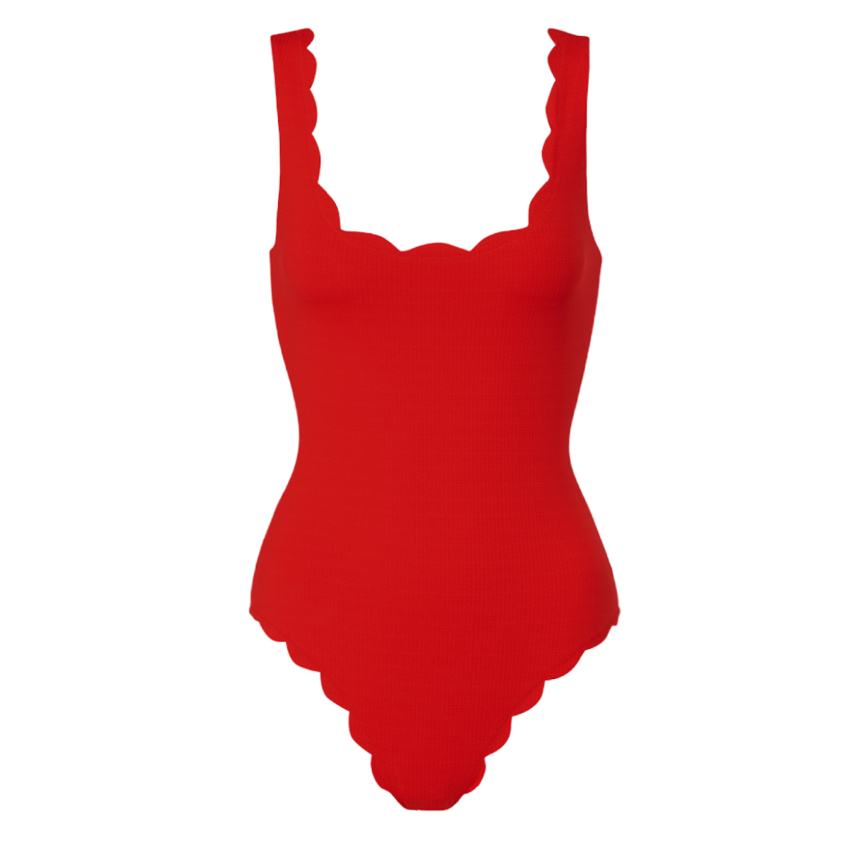 Red Color Laser Cutting Swimsuit Set(s)