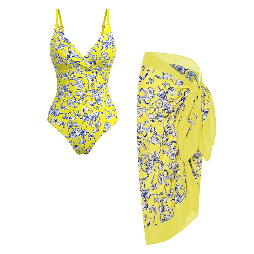 Tummy Control Ruched Push-Up Swimsuit set(s)