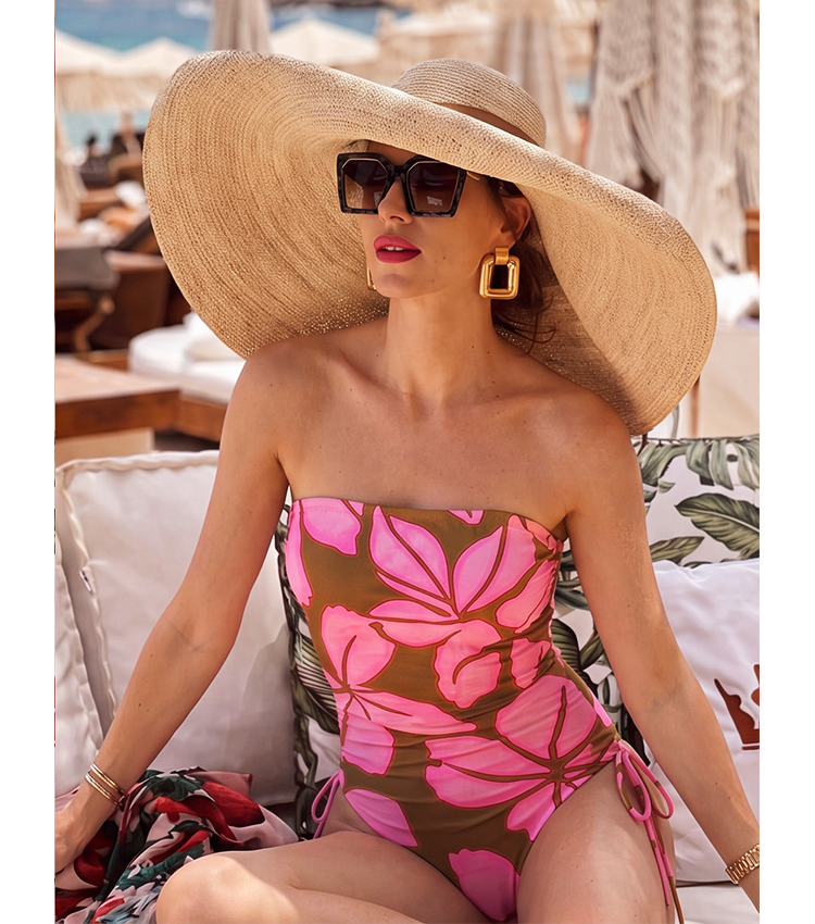 Bandeau Colorblock Swimsuit Set(s)