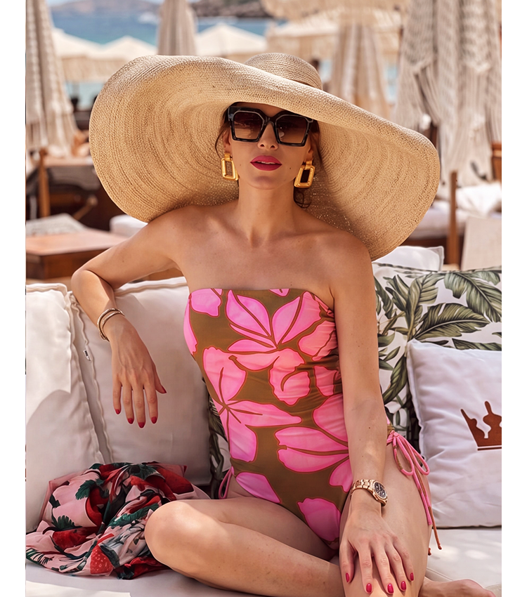 Bandeau Colorblock Swimsuit Set(s)
