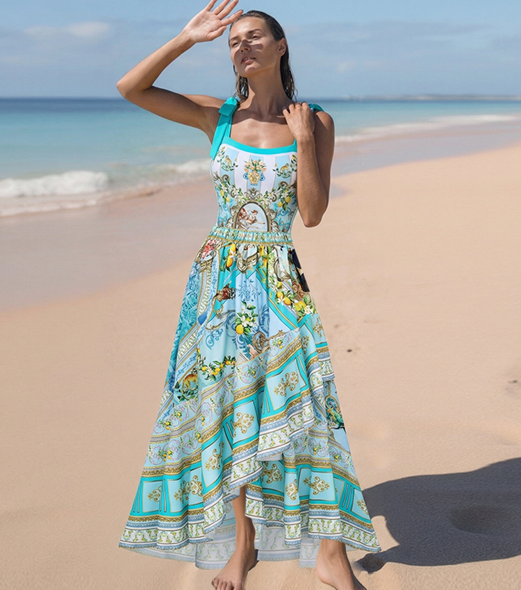 [Copy][Copy][Copy][Copy]Hollow out Peony Print Swimsuit Set(s)