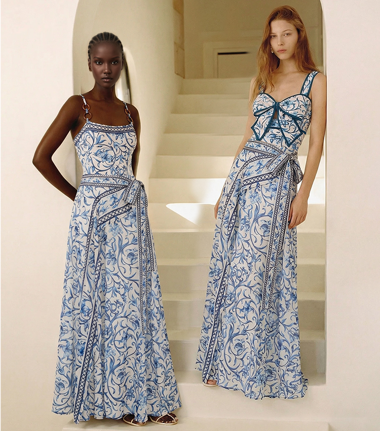 [Copy]Backless Lemon Printed Swimsuit Set(s)