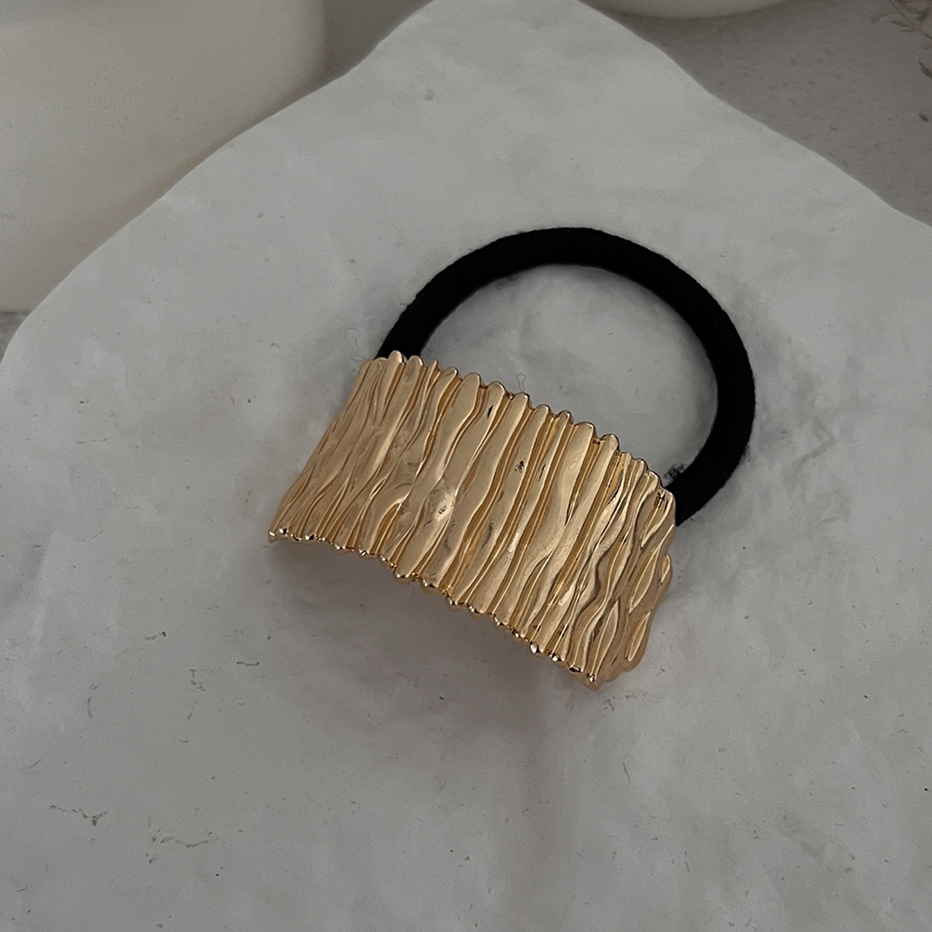 Geometric Exaggerated Alloy Ponytail Combination Hair Rope