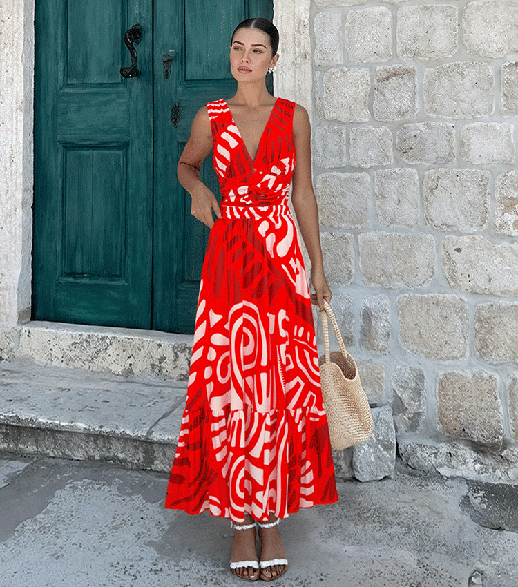 [Copy][Copy][Copy]One Shoulder Yellow Printed Swimsuit Set(s)