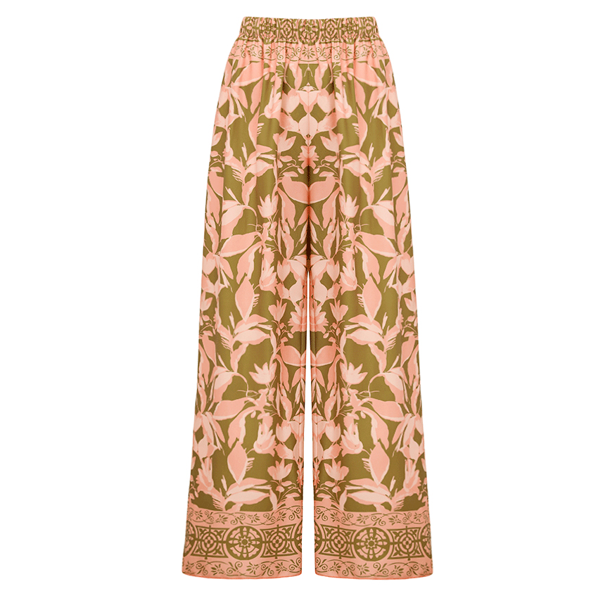 V Neck Mesh Splicing Print Swimsuit Set(s)