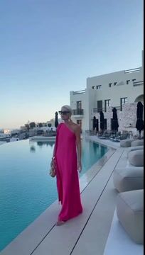 Santorini One Shoulder Maxi Dress