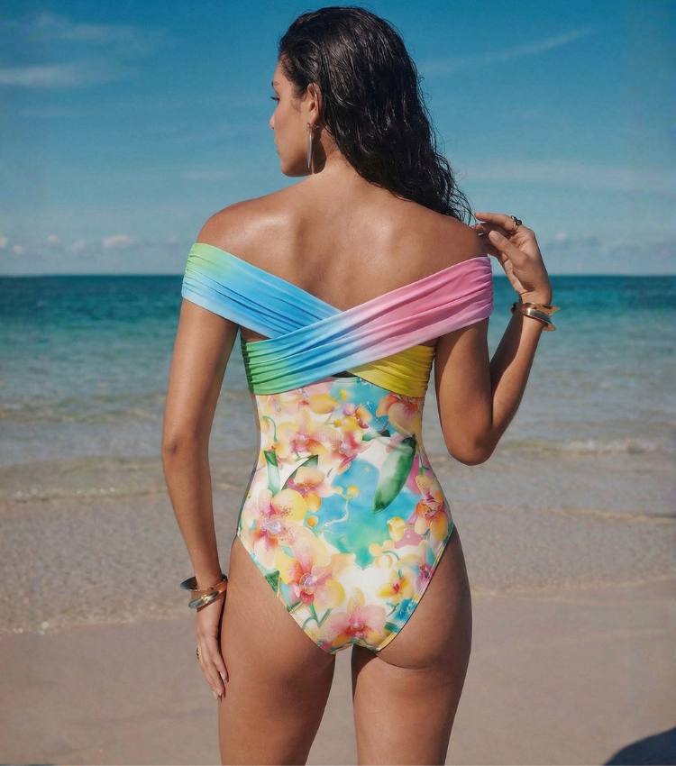 [Copy]Red polka dot 3D flower Swimsuit Set(s)