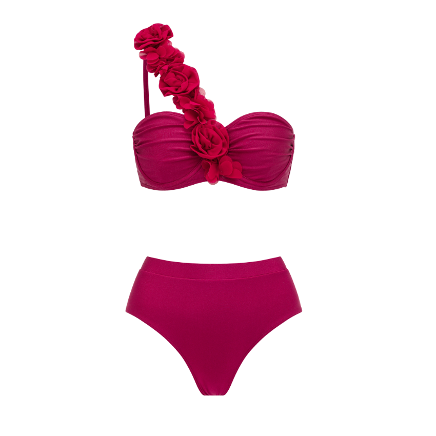 [Copy][Copy][Copy]Blue Tropic Bloom Swimsuit Set(s)