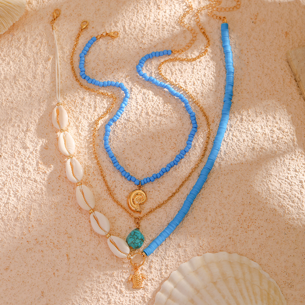 Multi-layered Shell Necklace