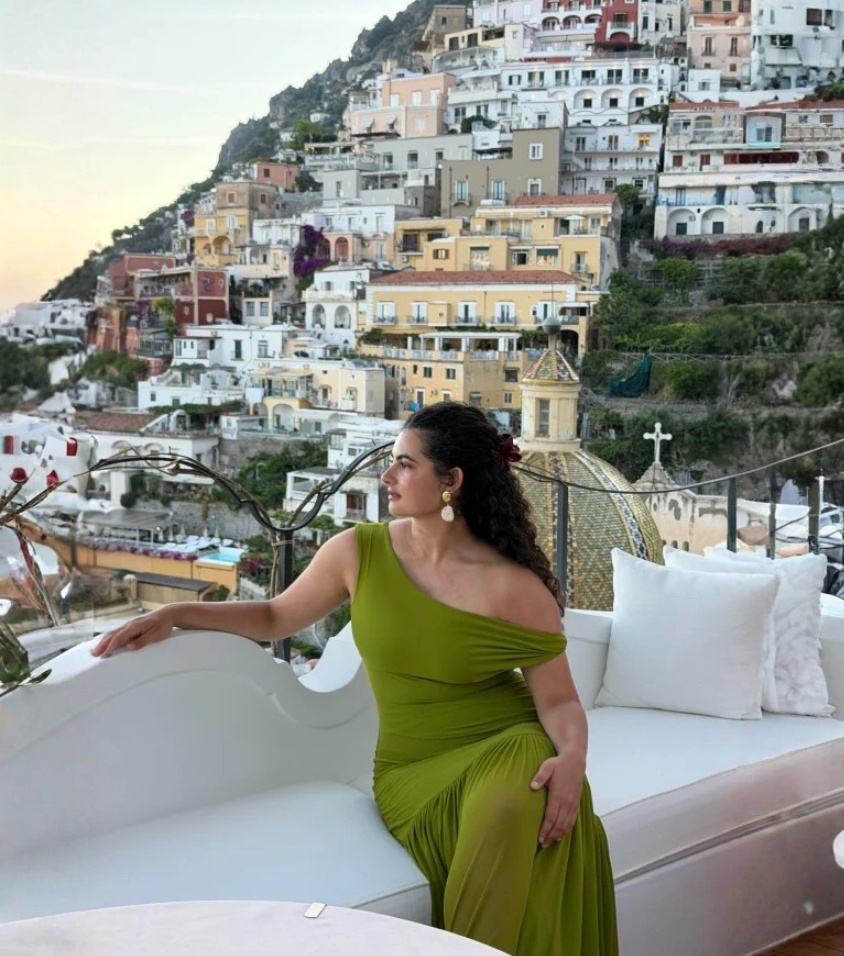 Solid Olive Green One Shoulder Ruched Mermaid Dress