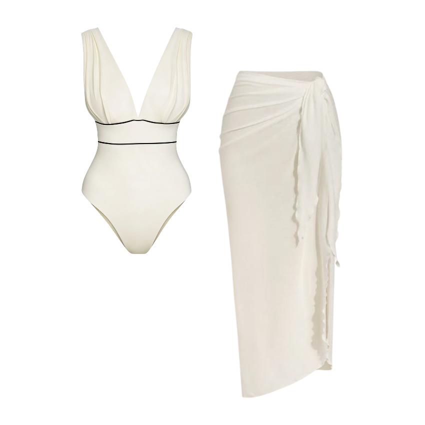 [Copy][Copy][Copy][Copy][Copy]Leopard Print Color Blocking Swimsuit Set(s)