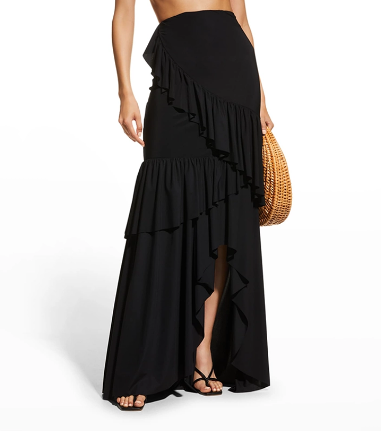 Exaggerated 3D Flower One Piece Swimsuit and Skirt Flaxmaker