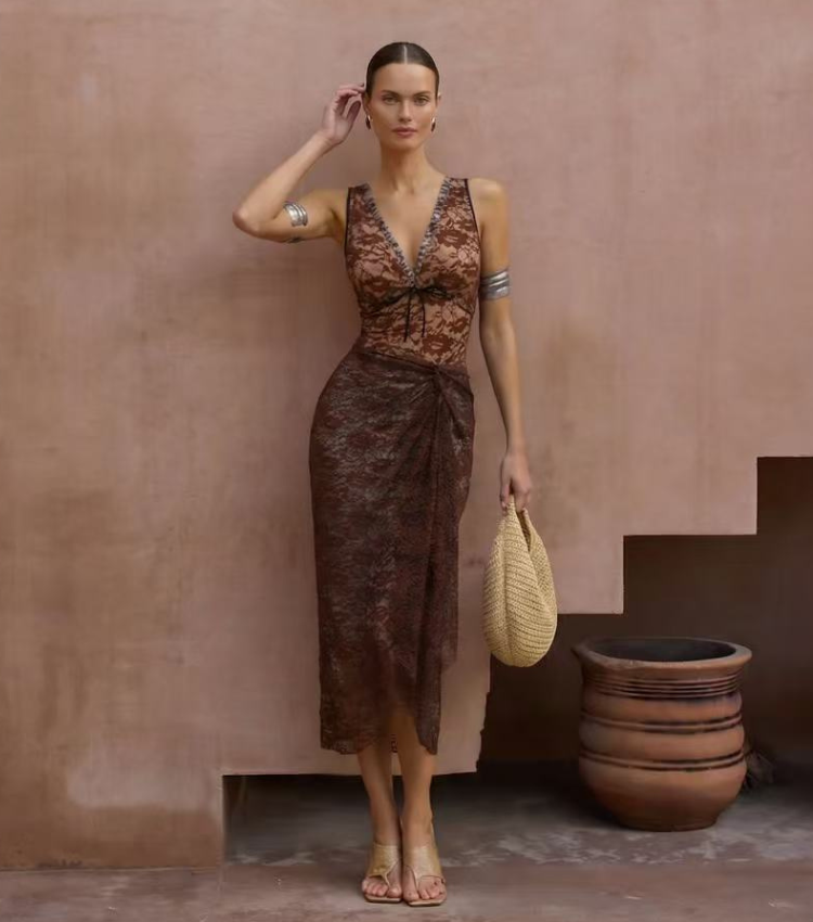 [Copy][Copy]Blue Floral Print Swimsuit Set(s)