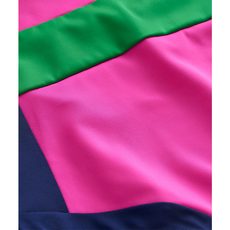 Color Block One Piece Swimsuit