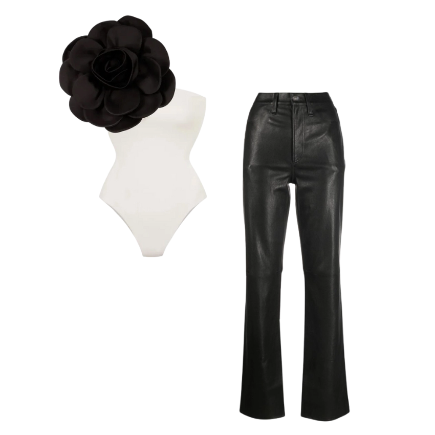 3D Flower One Piece Swimsuit and Skirt/Pants Flaxmaker