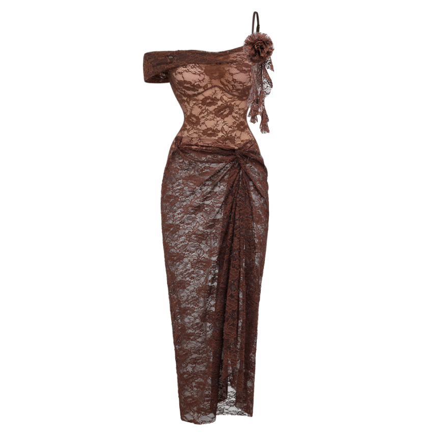 [Copy]Blue Floral Print Swimsuit Set(s)