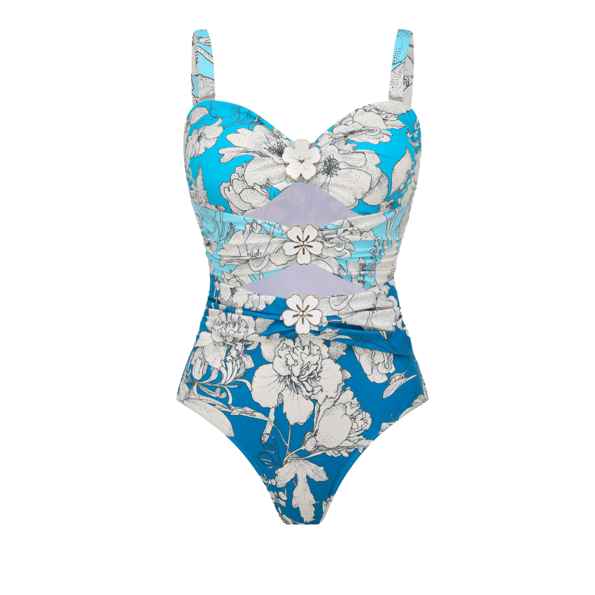 Blue Tropic Bloom Swimsuit Set(s)