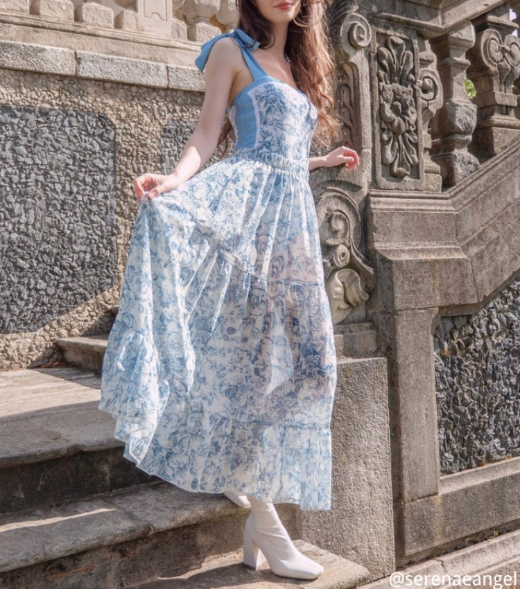 Reversible Tie-shoulder One Piece Swimsuit and Sarong/Skirt Flaxmaker