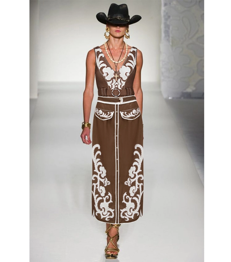 V Neck Belted Ethnic Print One Piece Swimsuit and Skirt Flaxmaker