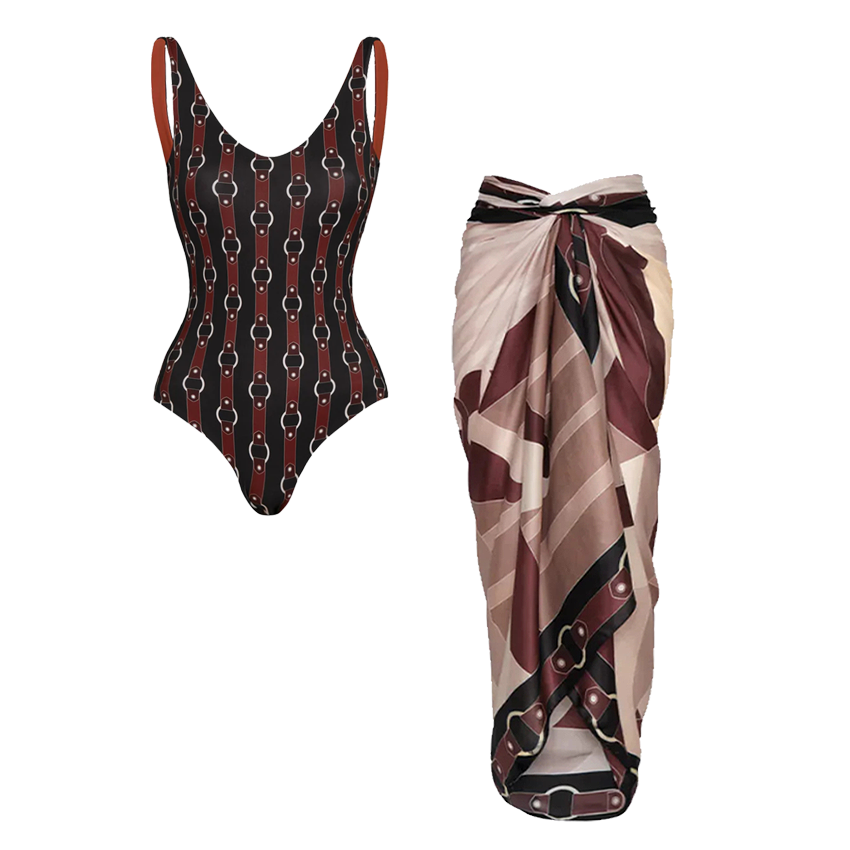 Reversible Crew Neck Swimsuit Set(s)