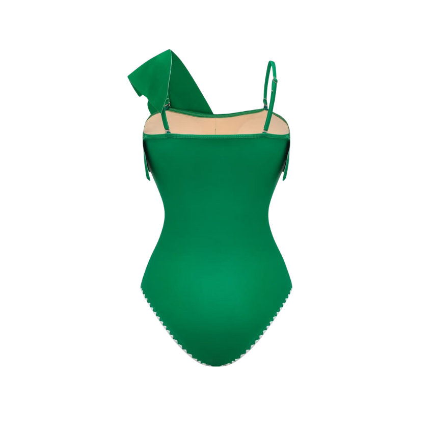 3D leaf-patterned Print Swimsuit Set(s)