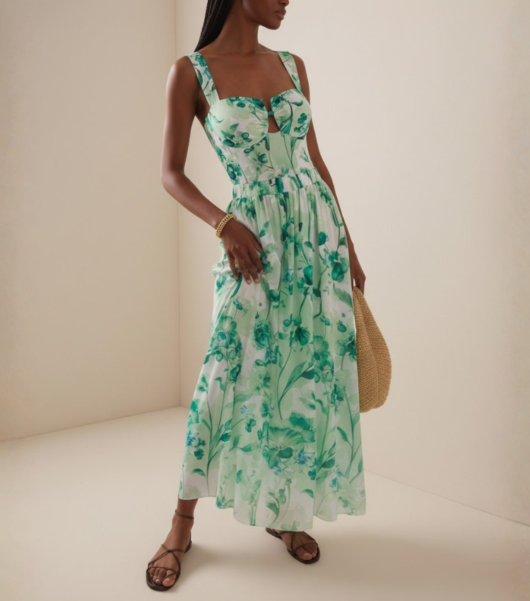 Green Loral Slim & Sculpt Swimsuit Set(s)