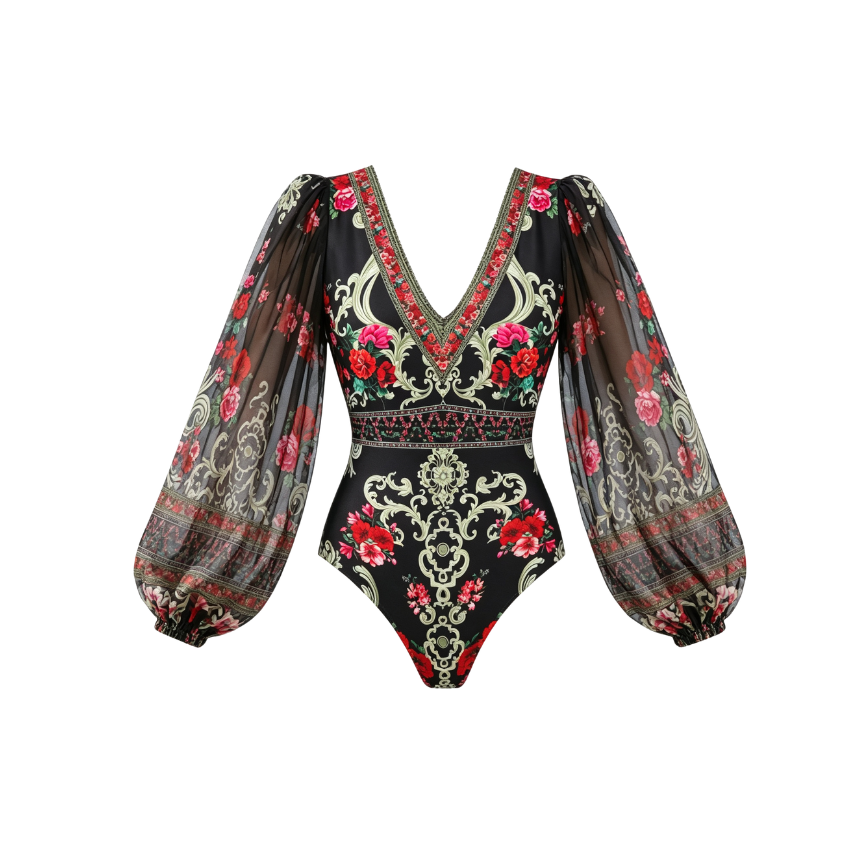 Dark Bloom Symphony Swimsuit Set(s)