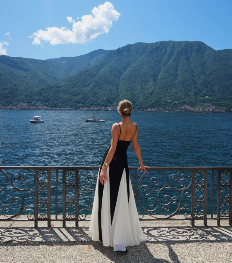 Sling Color Block Dress