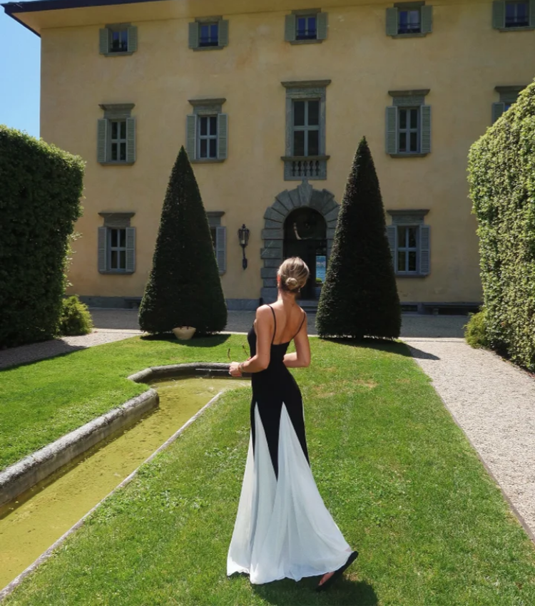 Sling Color Block Dress