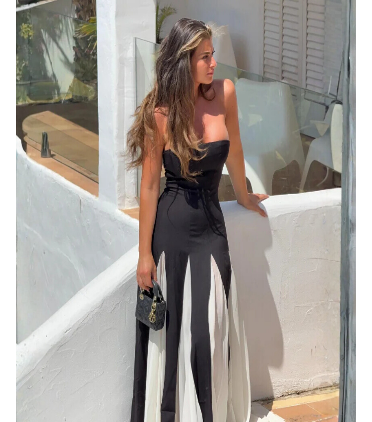 Sling Color Block Dress