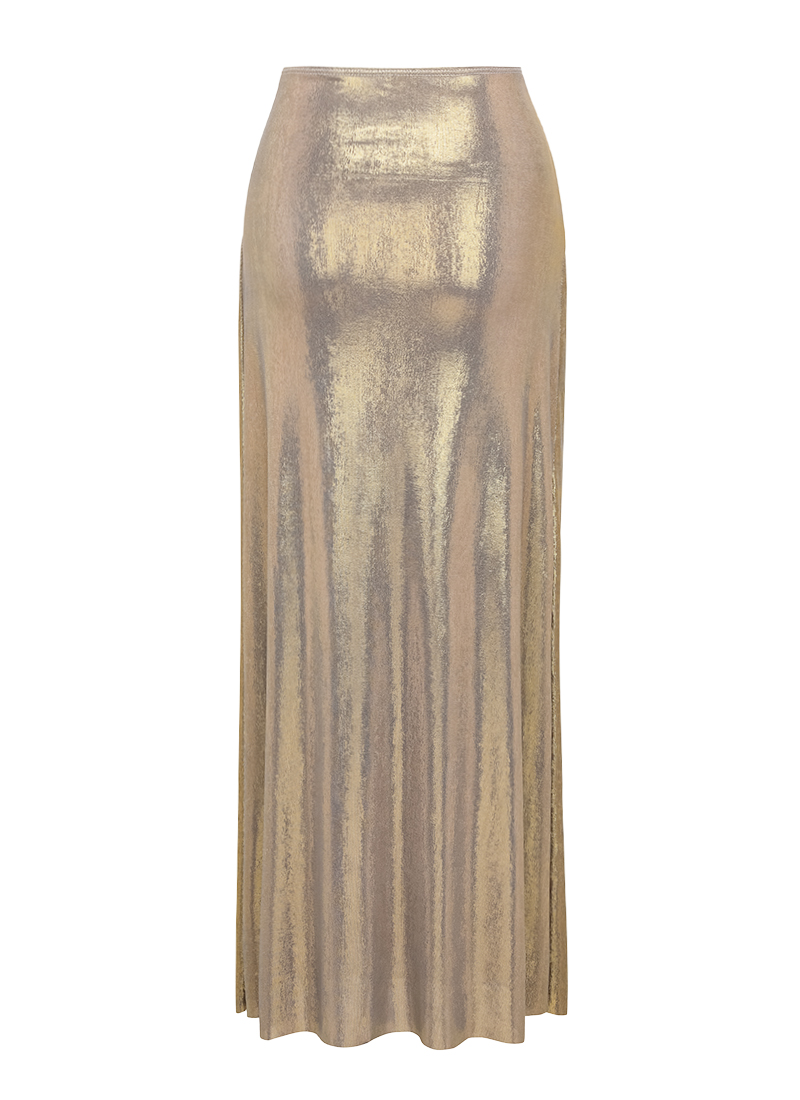 Stone Decoration Shiny One Piece Swimsuit and Skirt