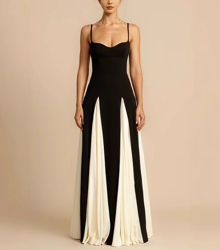 Sling Color Block Dress