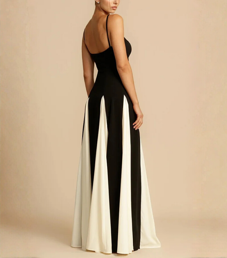 Sling Color Block Dress