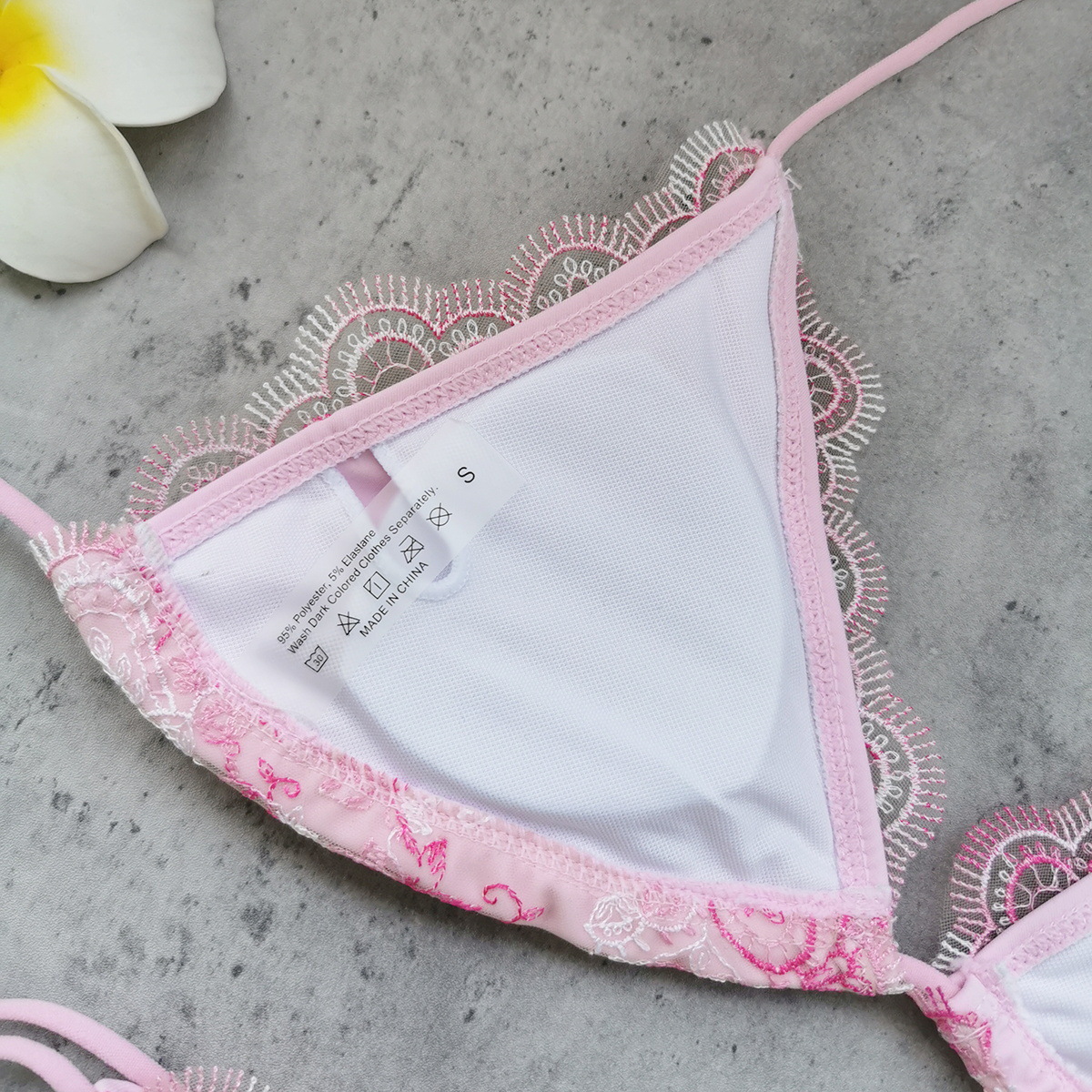 Sexy Lace Pink Bikini