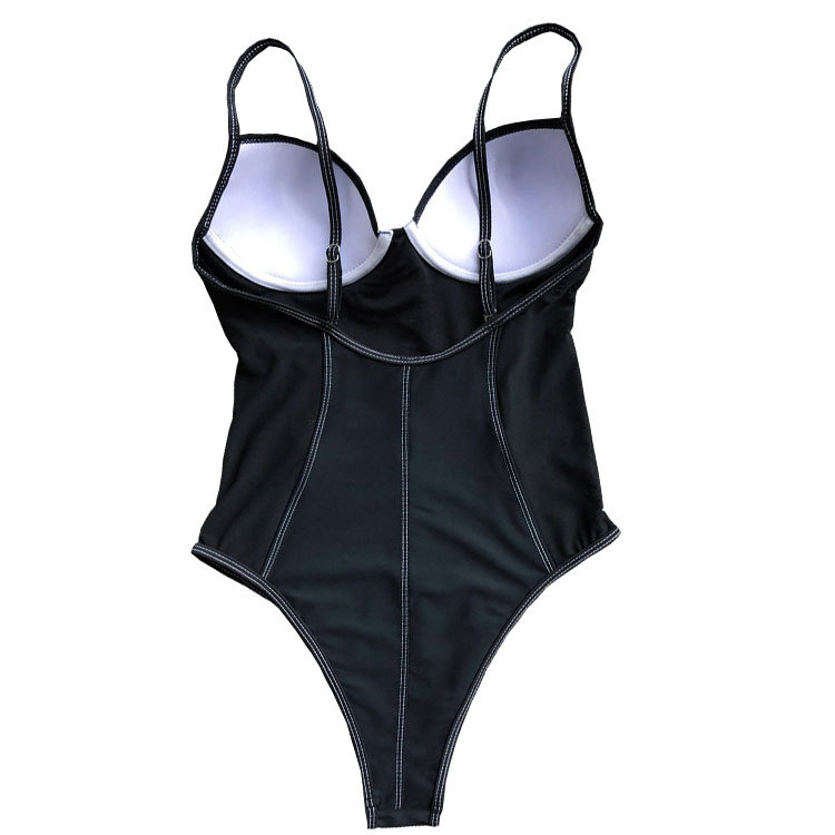 Mesh Splicing One Piece Swimwear