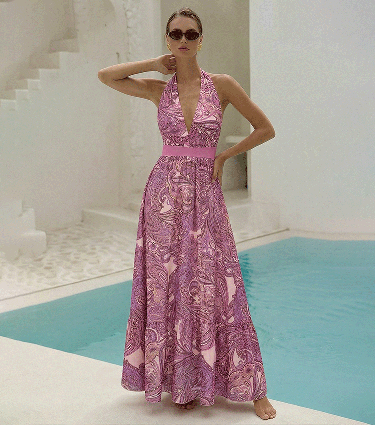 Adjustable Shoulder Straps Black Tribal Print Swimsuit Set(s)