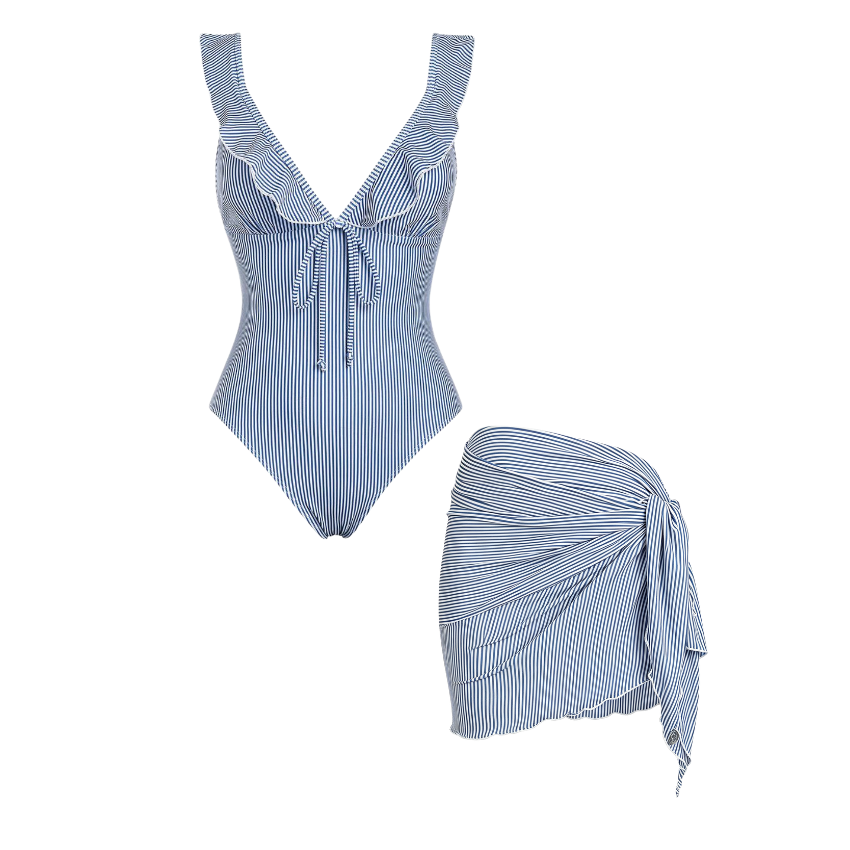 [Copy]Olive Polka Halter Swimsuit Set(s)