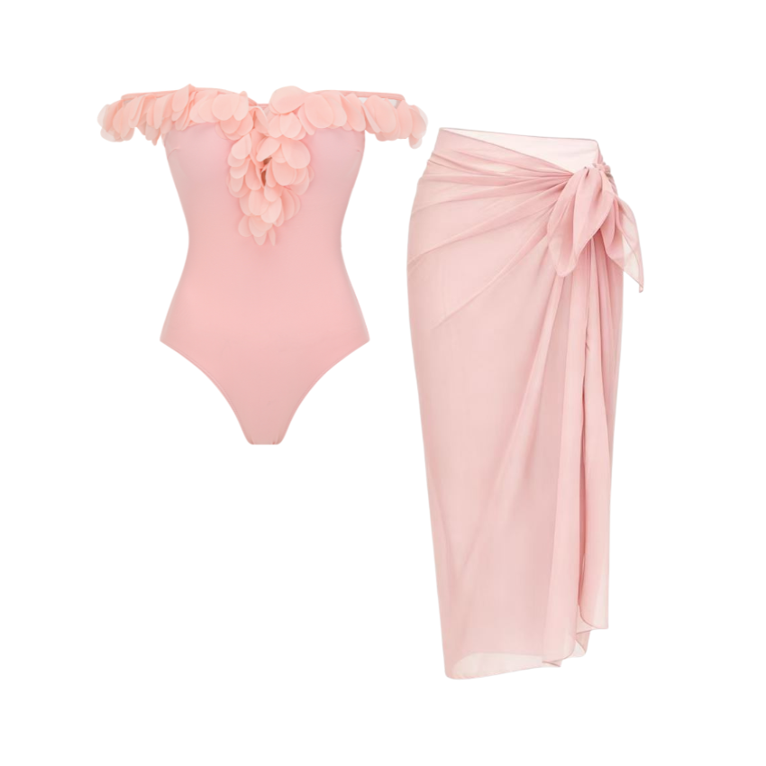 Peach Petal Breeze Swimsuit Set(s)