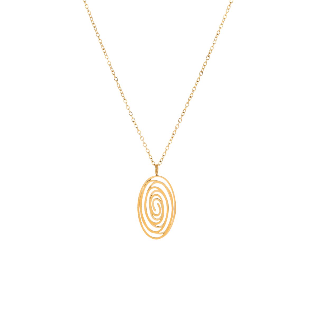 Spiral Pendant Necklace