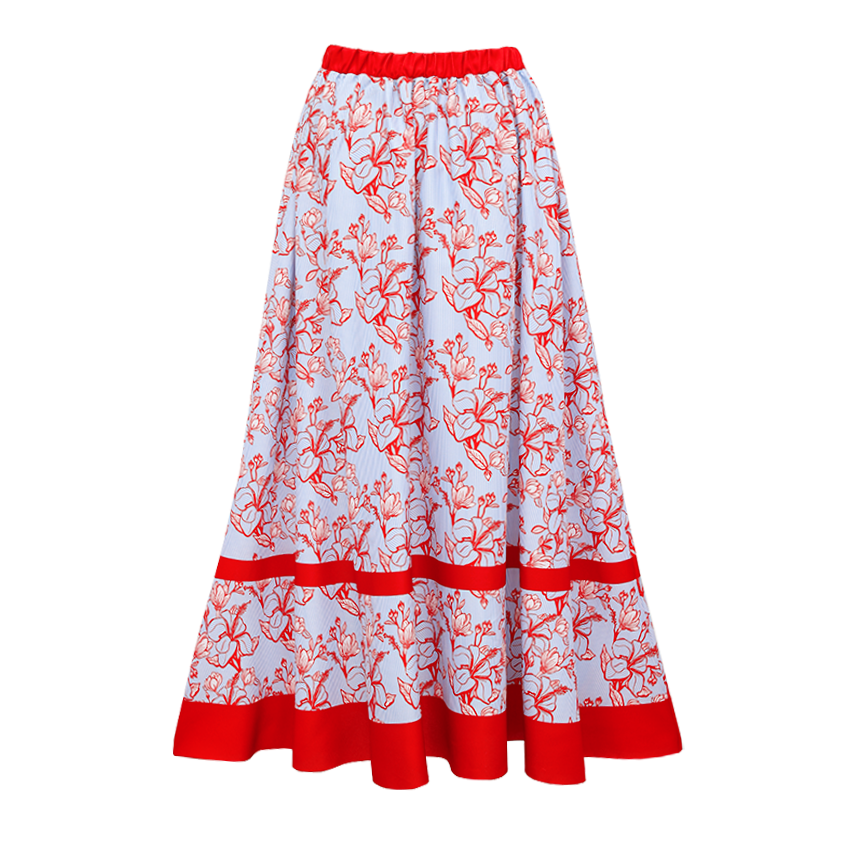 [Copy][Copy][Copy]Ruffle Medium Blue Flowera Print Swimsuit Set(s)