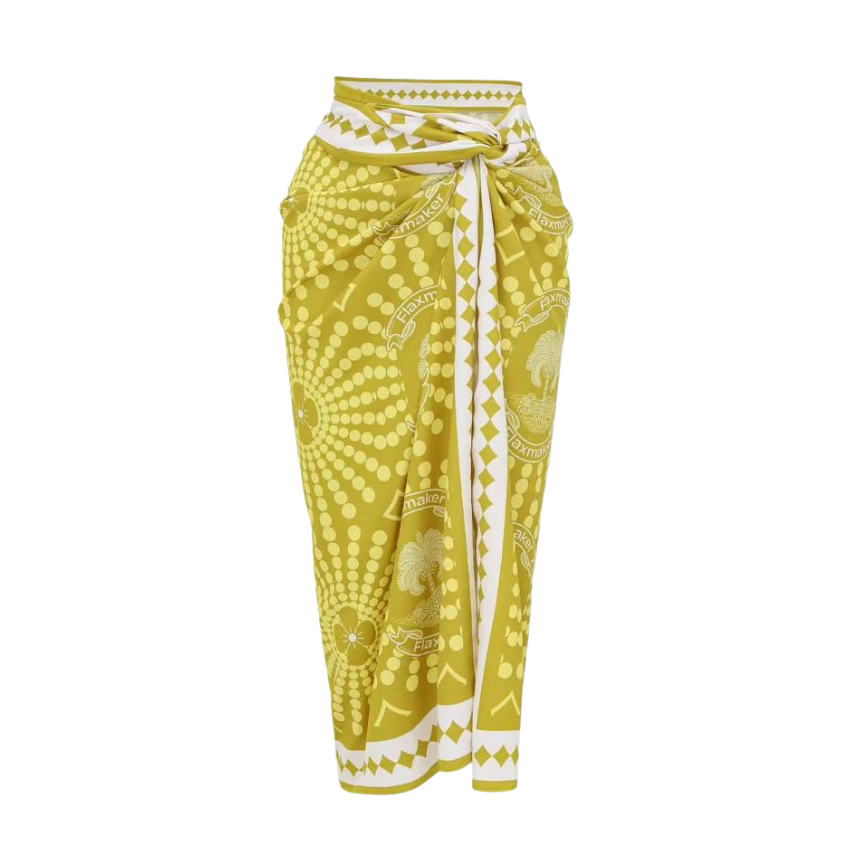 [Copy]One Shoulder Retro Floral Print Swimsuit Set(s)