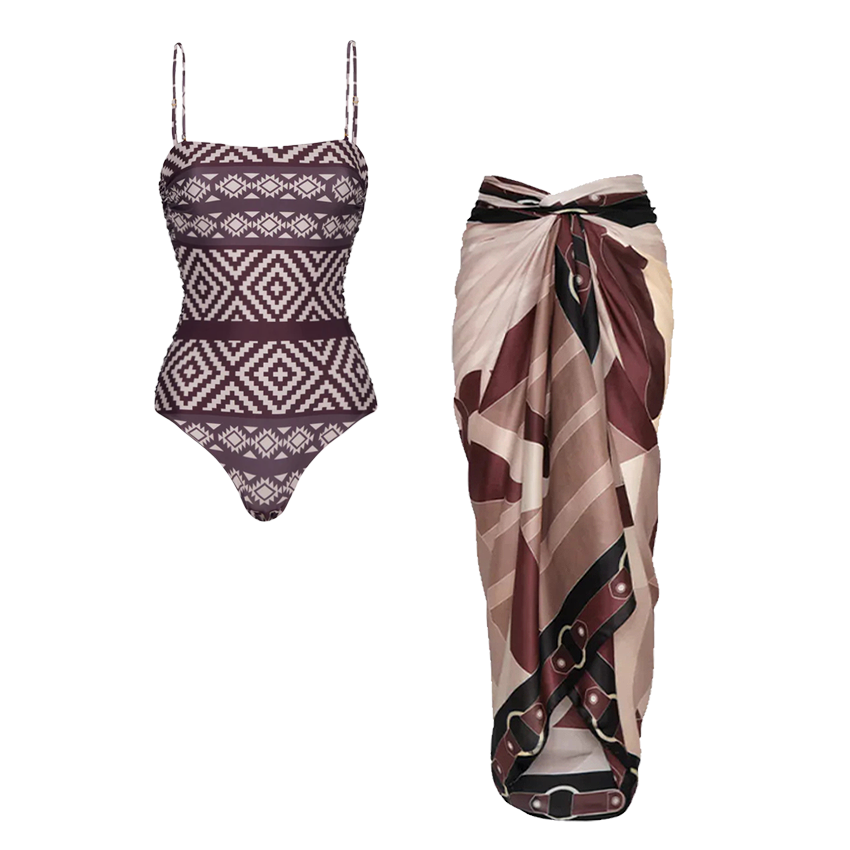 Reversible Totem Print Swimsuit Set(s)